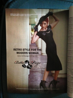 Las Vegas Magazine for Bettie Page Shoes    